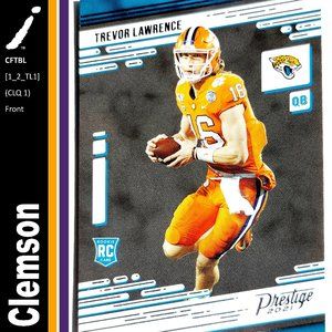 Clemson Tigers (Trevor Lawrence) - CFTBL [1_2_TL1]